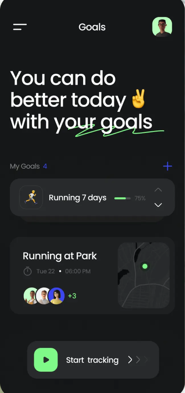 Portfolio screen